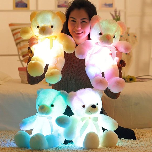 Plush LED Colorful Glowing Teddy Bears - Picture 1 of 4